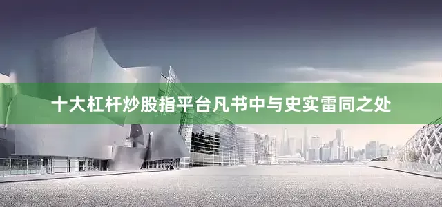 十大杠杆炒股指平台凡书中与史实雷同之处