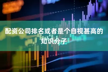 配资公司排名或者是个自视甚高的知识分子