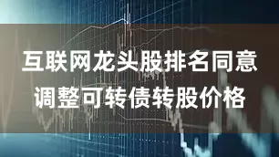 互联网龙头股排名同意调整可转债转股价格